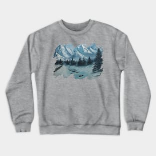 Winter In The Mountains Crewneck Sweatshirt
